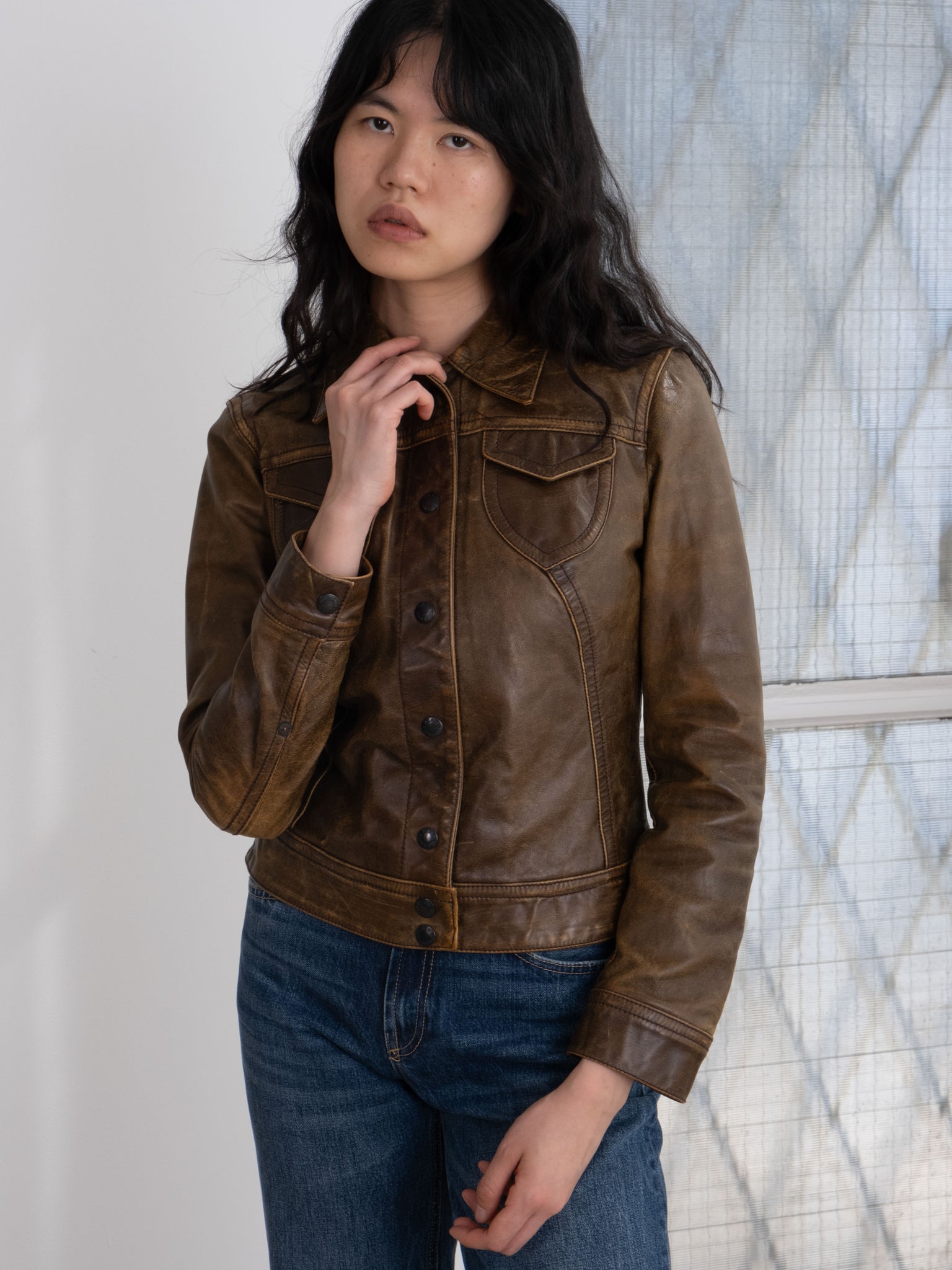 0595 / Leather Jacket