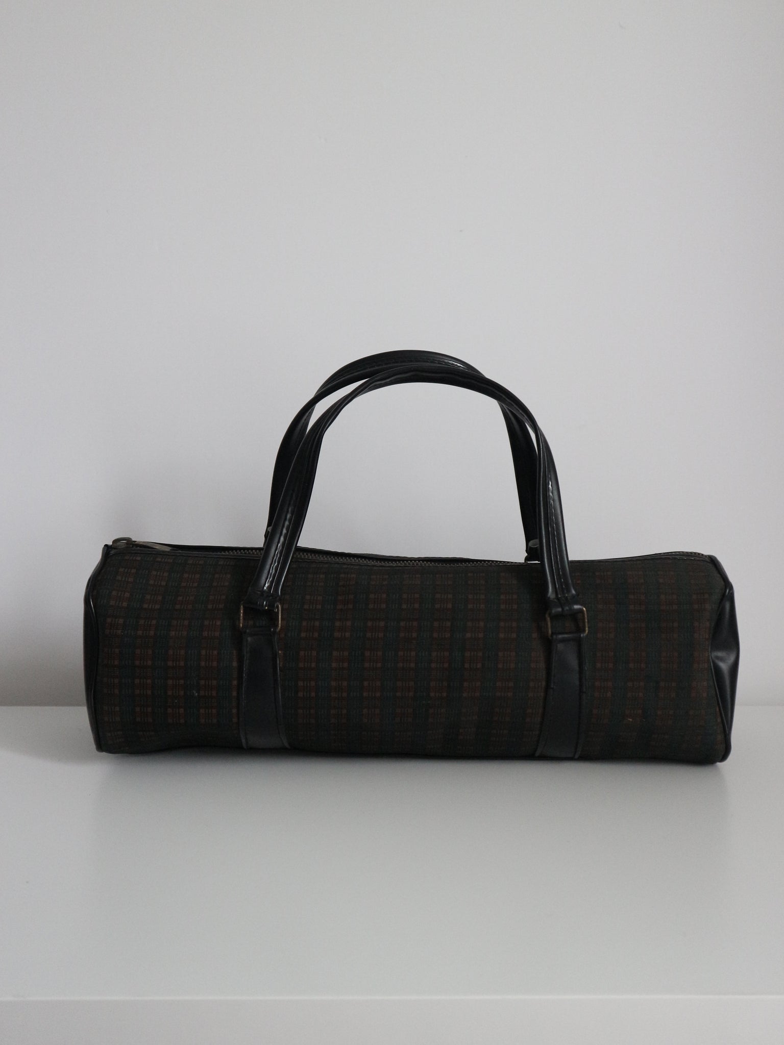 0511 / Plaid Duffle Bag