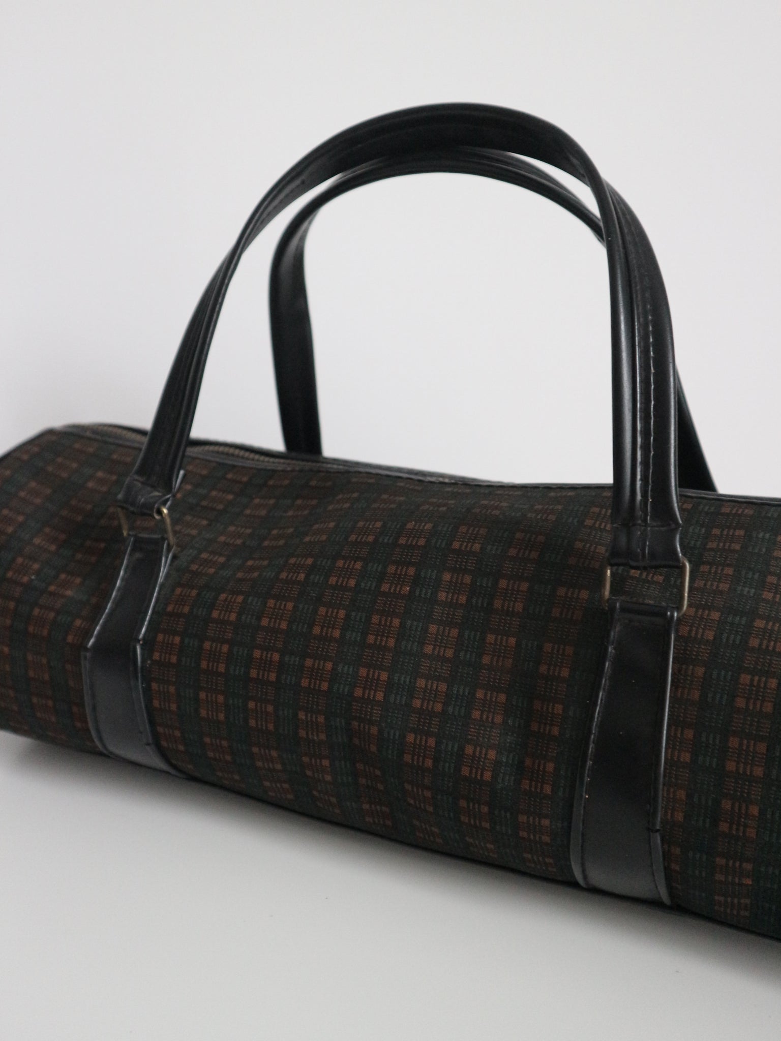 0511 / Plaid Duffle Bag