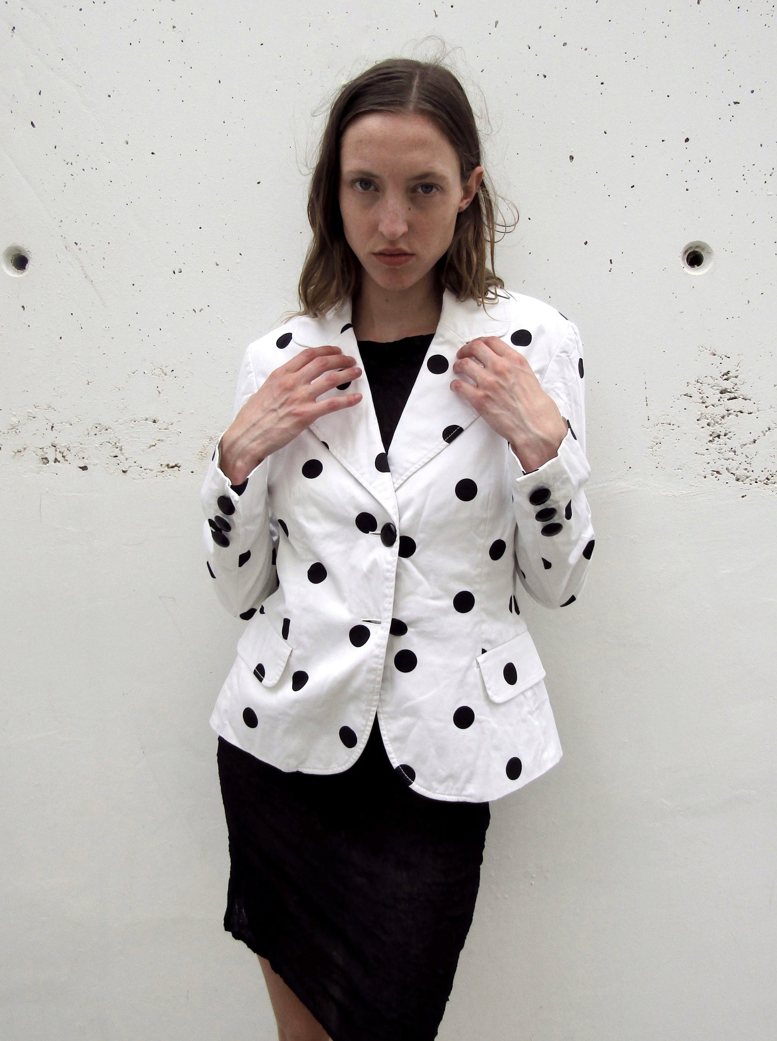 0505 / Moschino Polka Dot Blazer