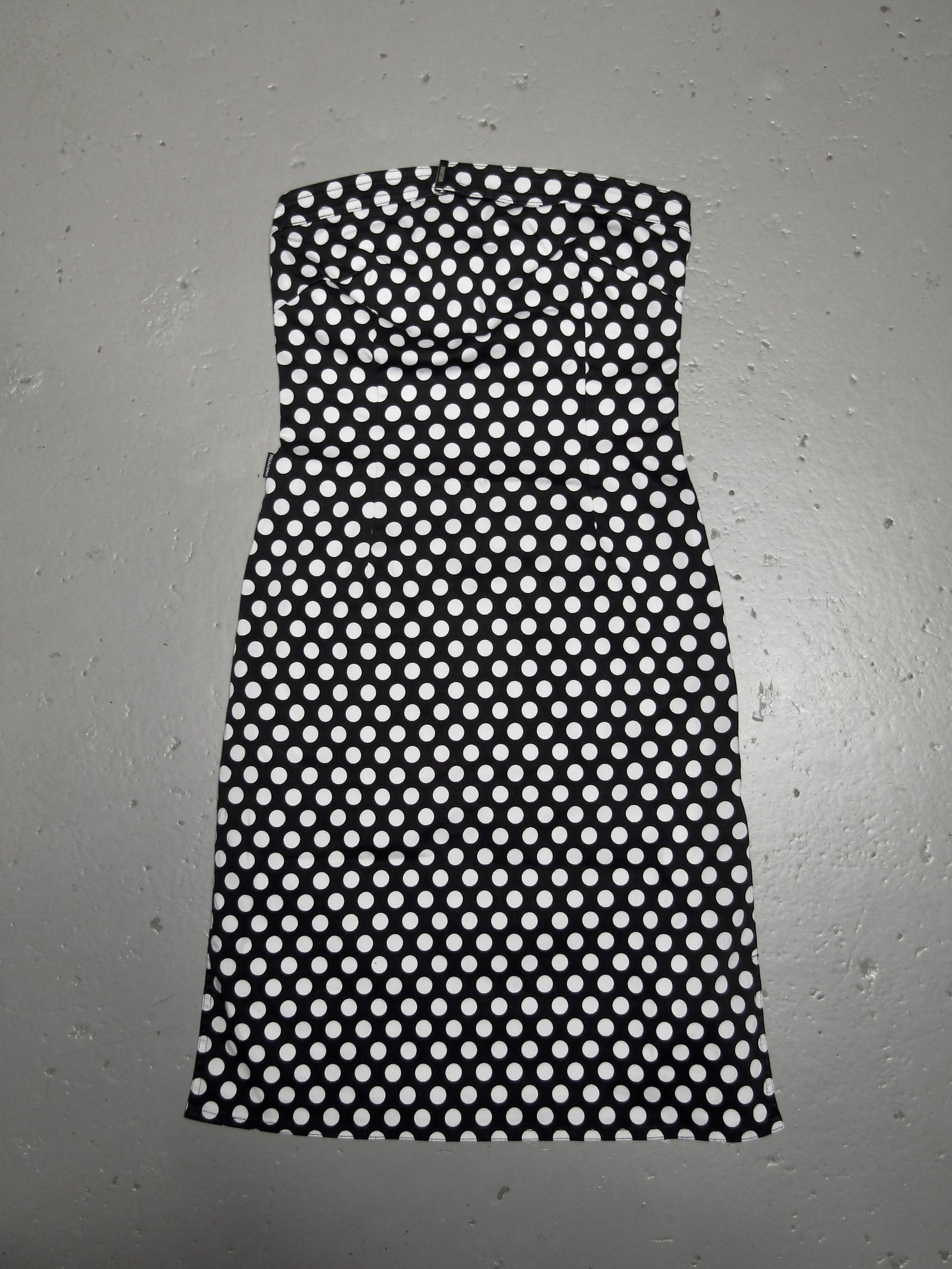 0512 / Moschino Polka Dot Midi Dress