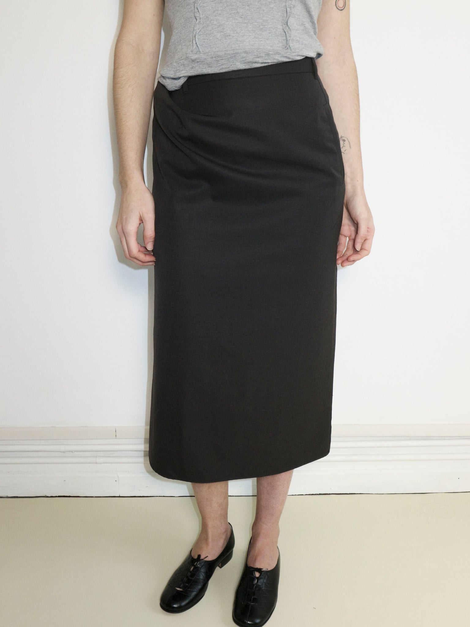 0678 / 90s Jean Paul Gaultier Tailored Skirt (S)