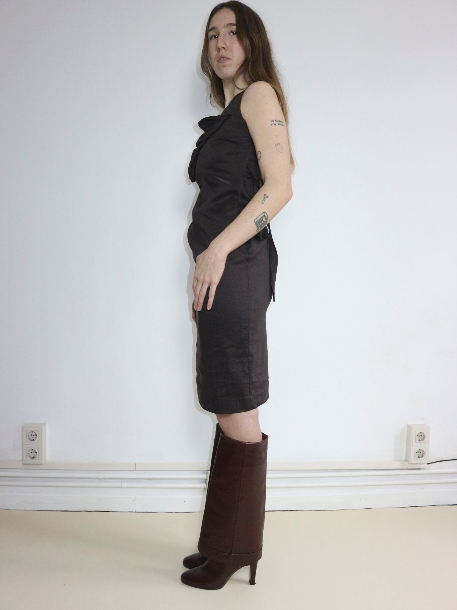 0610 / Asymmetric Dress (S)