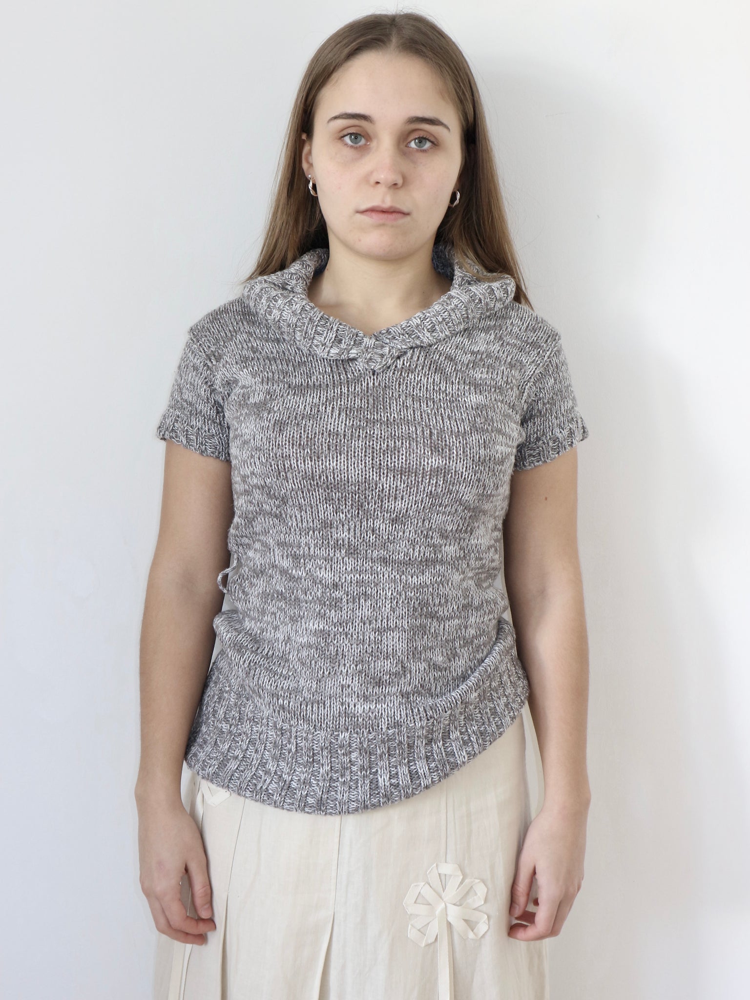 0410 / Handmade Knitted Top