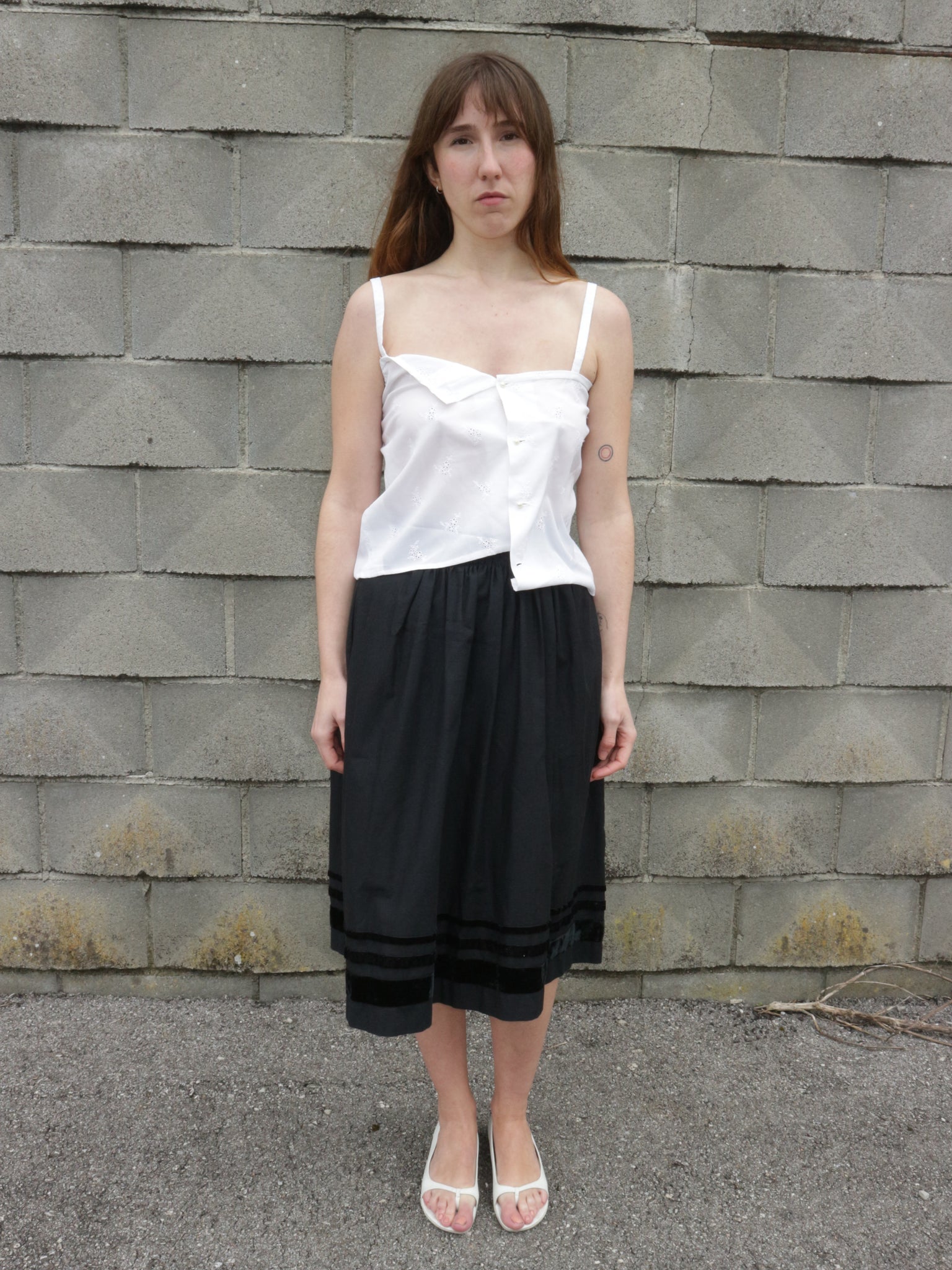 0452 / Antique Handmade Skirt