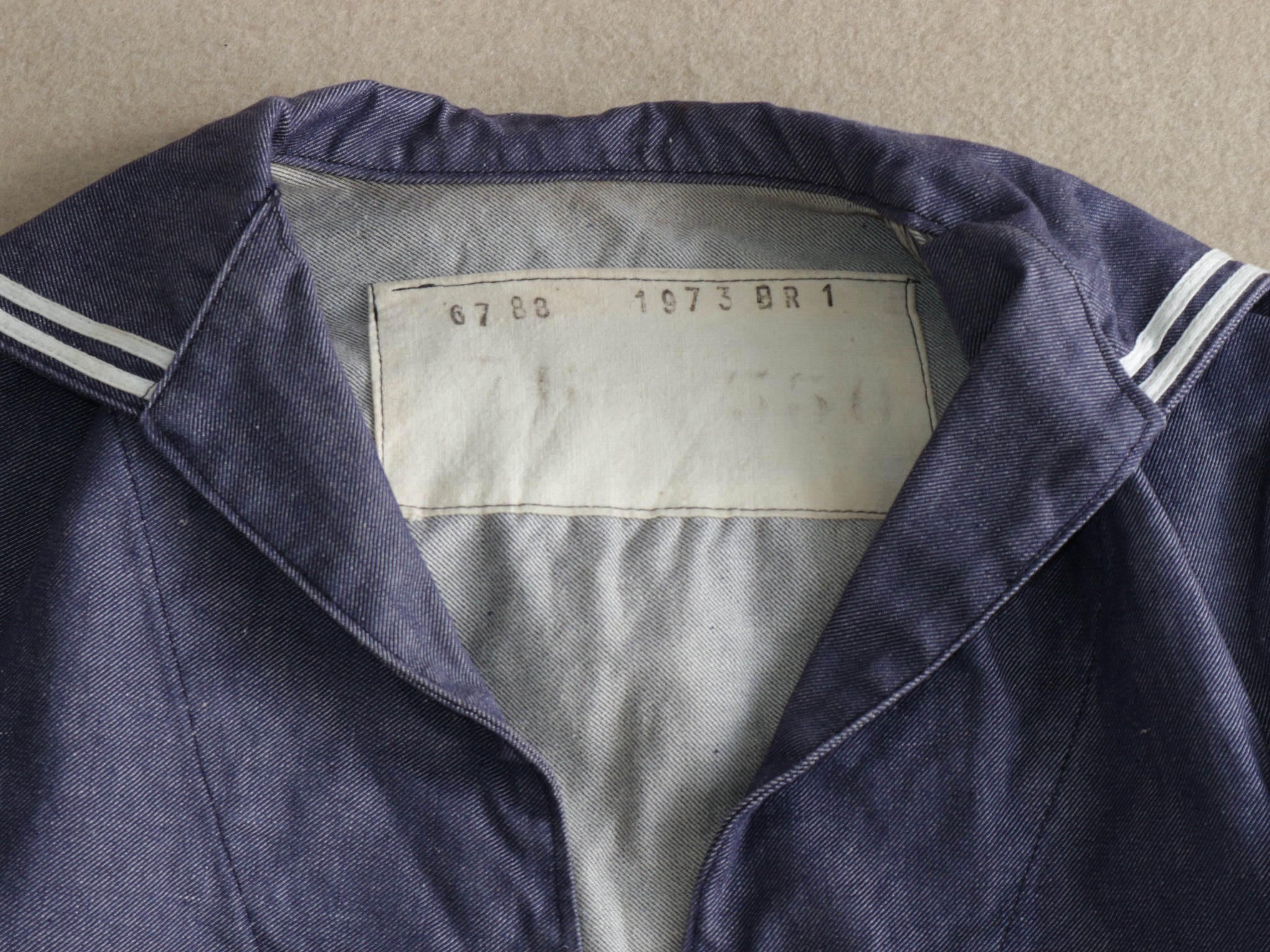 0469 / 1973 French Antique Sailor Top